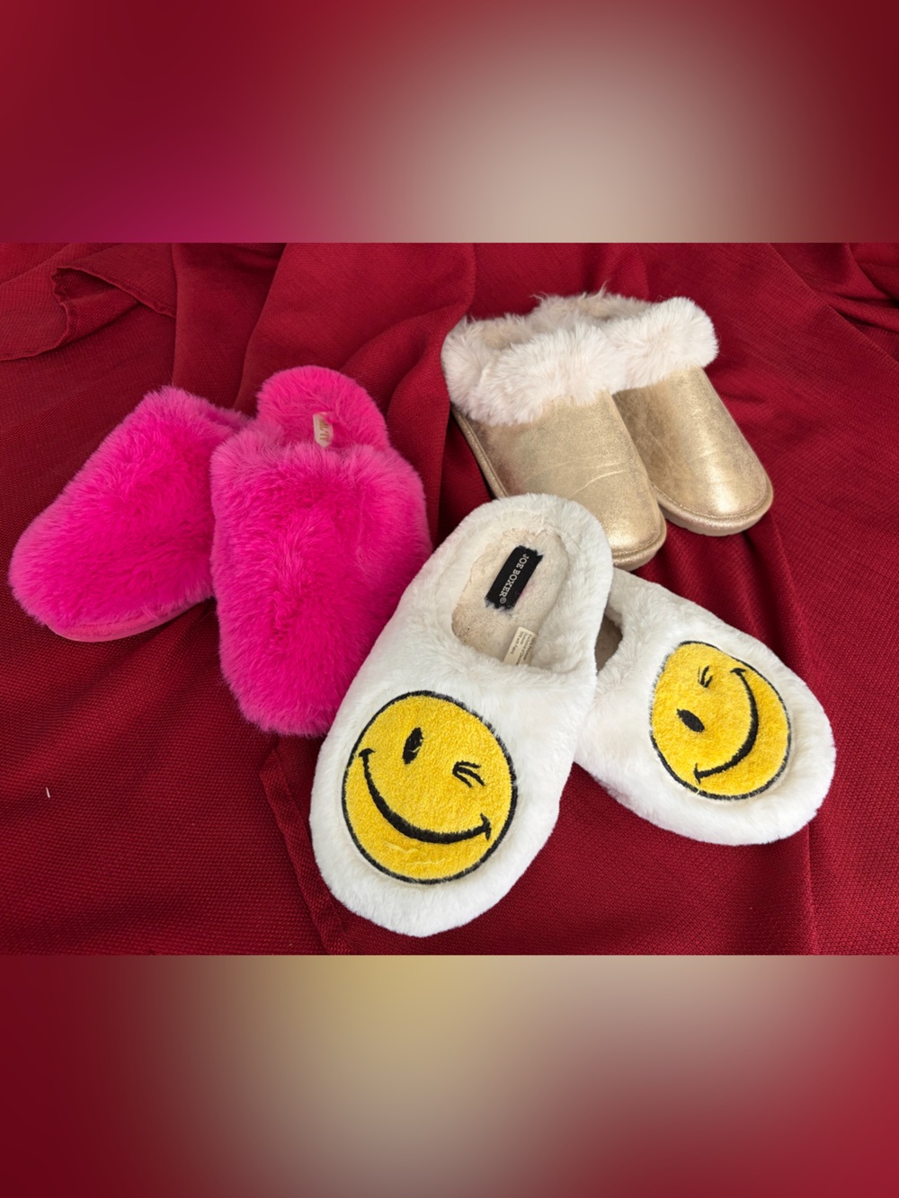 Big Girl Slipper Bundle-3 pairs - see photos for brand and size